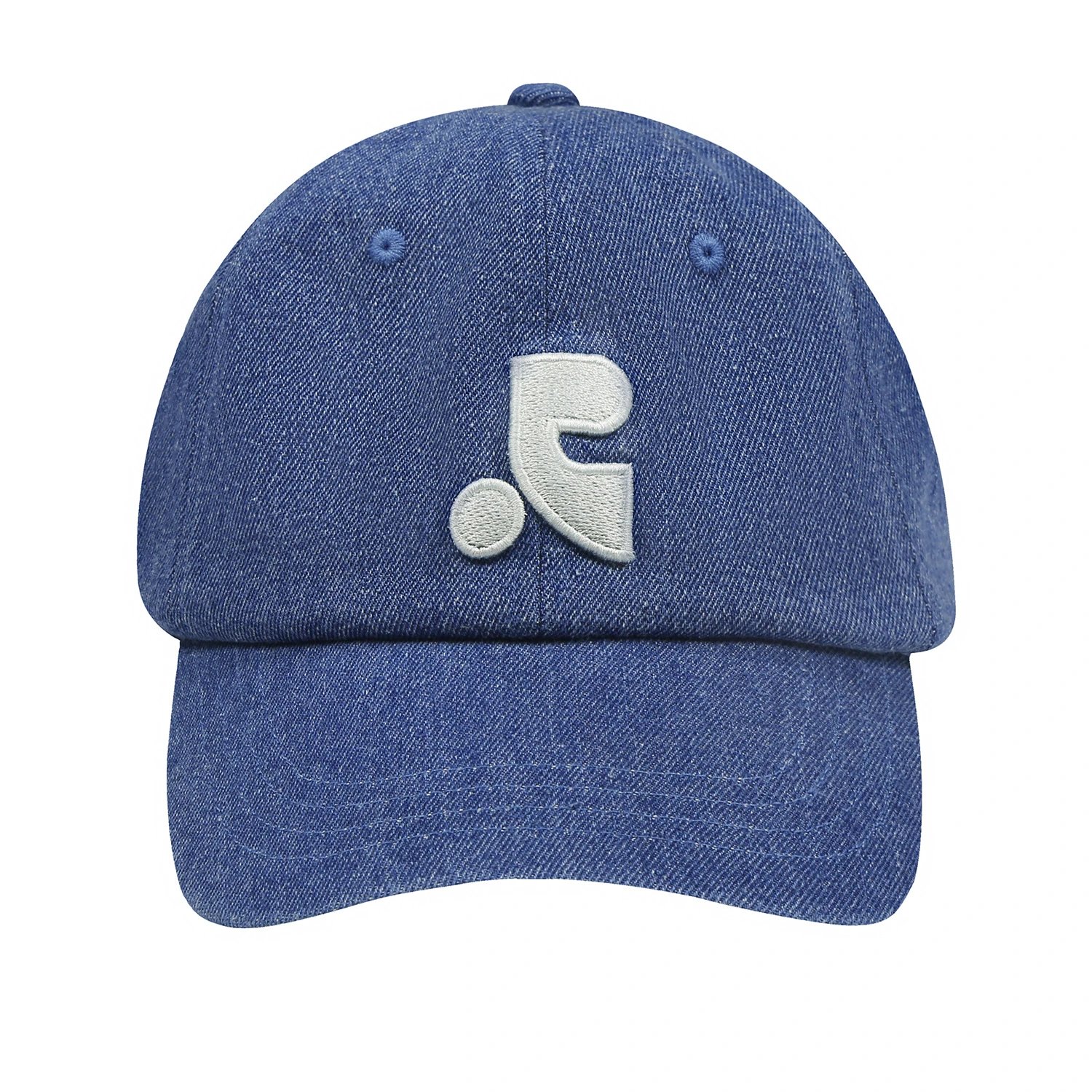 GRA Logo Embroidered Dad Hat Light Gray Baseball Cap - 5