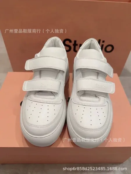 Stella McCartney Elyse Velcro White Chunky Sneakers - 9
