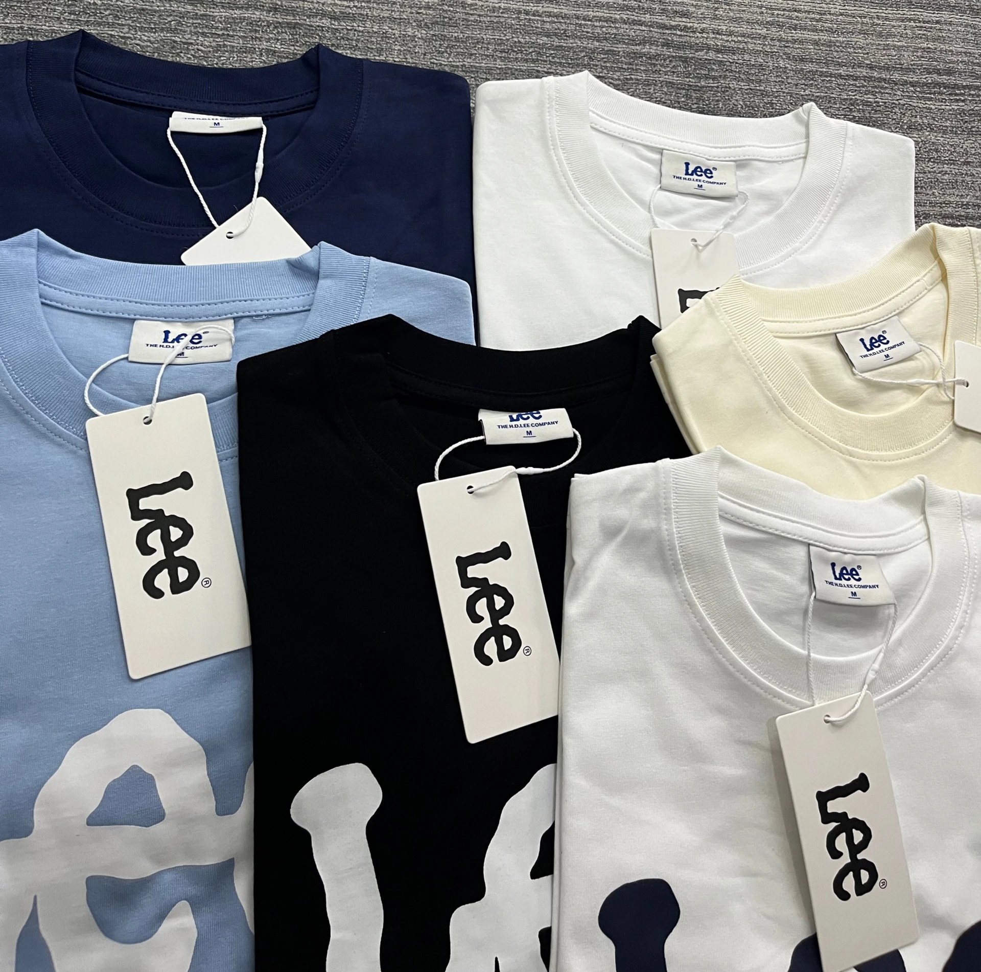 Lee Collage Logo Black T-Shirt - 14