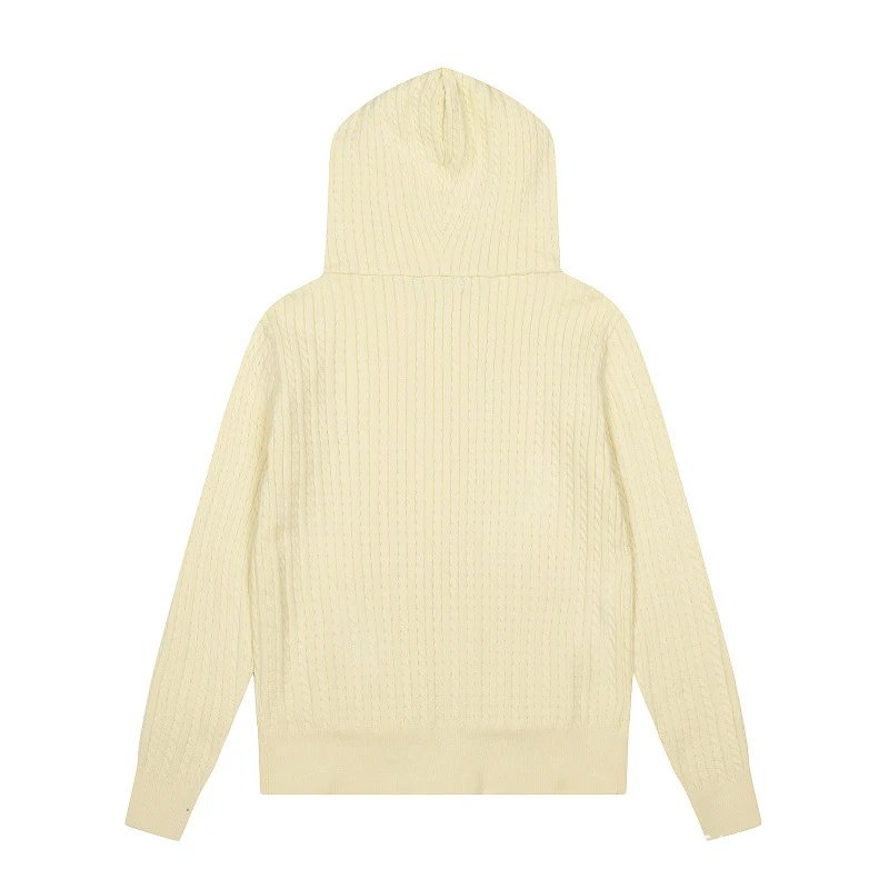 Polo Ralph Lauren Cable Knit Hooded Sweater Black - 15