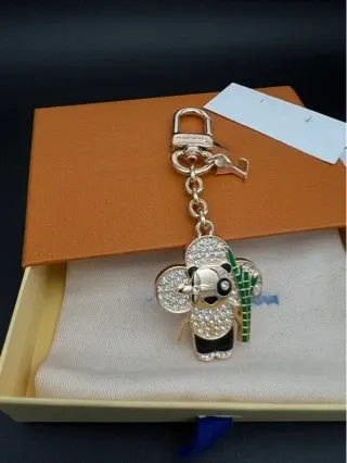 Dior Lady Dior Butterfly Keychain Multicolor Accessories - 5