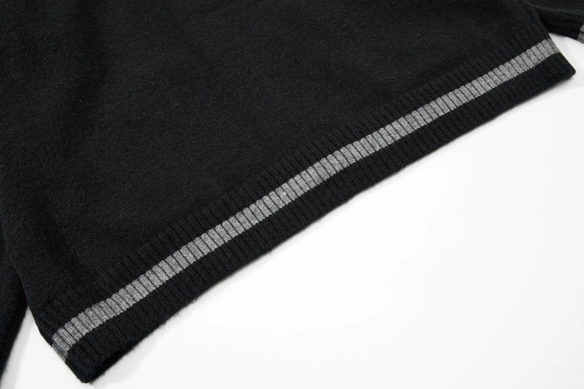 MMY Knit Track Jacket Black/White - 27