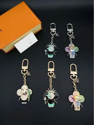 Dior Lady Dior Butterfly Keychain Multicolor Accessories - 2