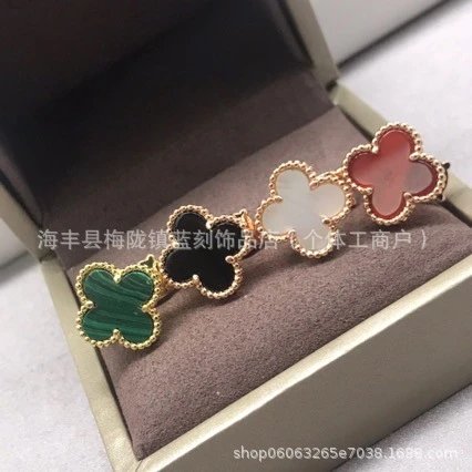 Four-Leaf Clover 18K Gold-Plated Earrings