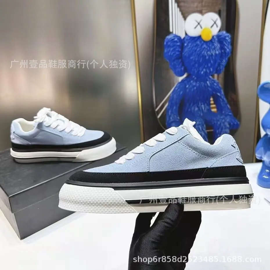 Off-White x KAWS Low Top Sneakers Light Blue/Black Casual Shoes