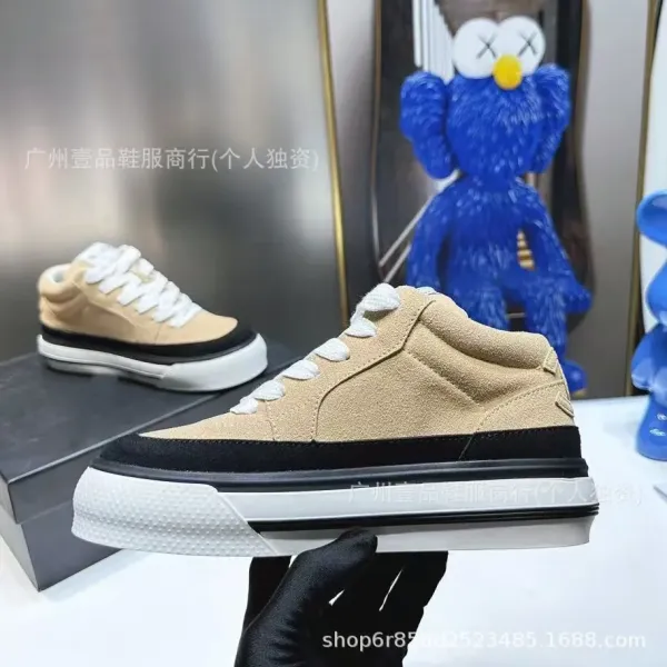 Off-White x KAWS Industrial Low Pink Suede Sneakers - 15