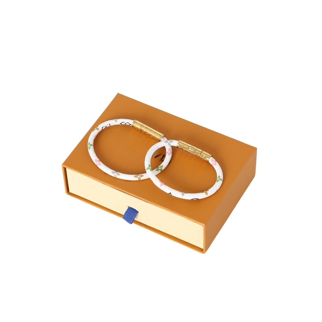 Louis Vuitton Jewelry Multicolor Monogram Cord Bracelet with Gold-Tone Clasp image 1