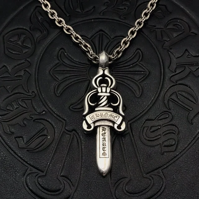 Chrome Hearts Jewelry Cross and fleur-de-lis pendant necklaces product detail image 3