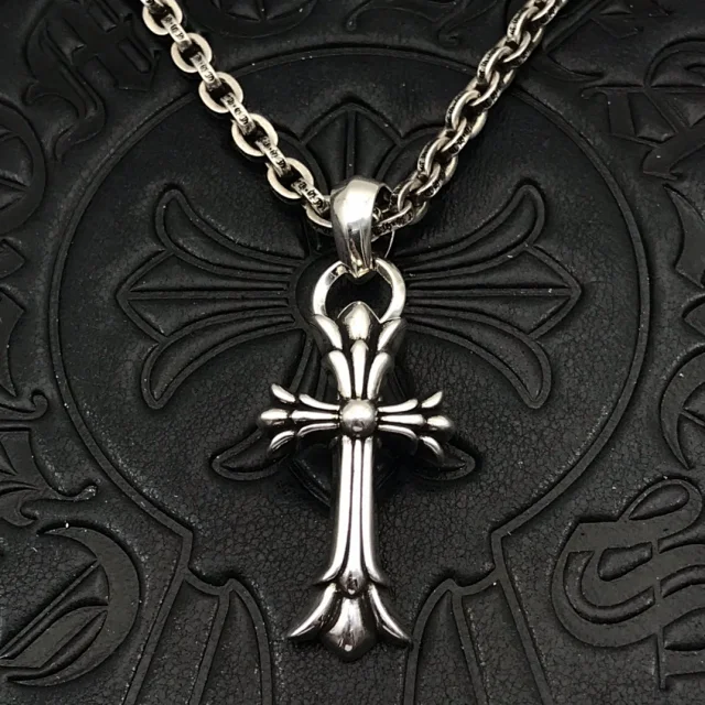 Chrome Hearts Jewelry Cross and fleur-de-lis pendant necklaces product detail image 4