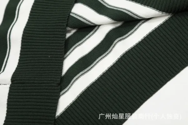 Polo Ralph Lauren Striped Knit Polo Black/White - 14