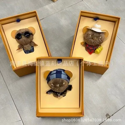 Philipp Plein Bear Keychain Multicolor Plush Accessory - 3