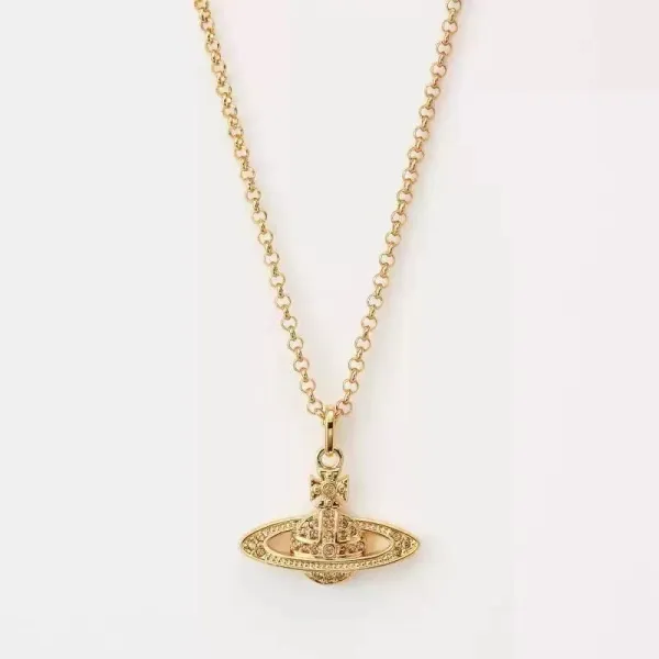Vivienne Westwood Orb Pendant Necklace Gold - 1