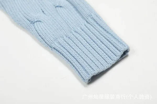 Polo Ralph Lauren Cable Knit Cardigan Pale Yellow Cardigan - 15