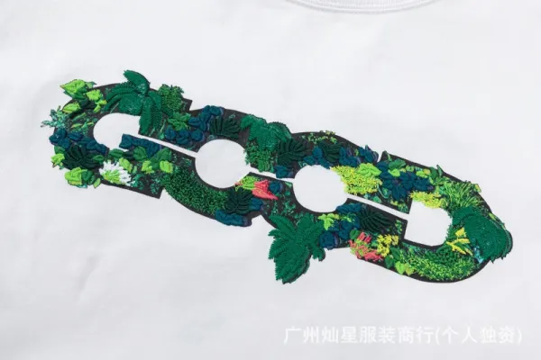 Gallery Dept. Floral Chain Long Sleeve T-Shirt Black - 12