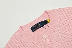 Ralph Lauren Cable Knit Cardigan Light Blue Cardigan - 17