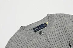 Ralph Lauren Cable Knit Cardigan Light Blue Cardigan - 26