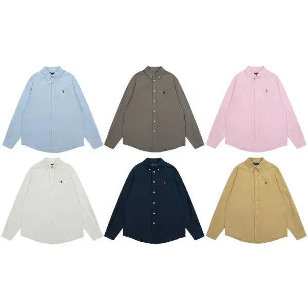 Polo Ralph Lauren Classic Fit Oxford Shirt Light Blue - 6
