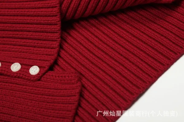 Polo Ralph Lauren Cable Knit Polo Black Sweater - 24