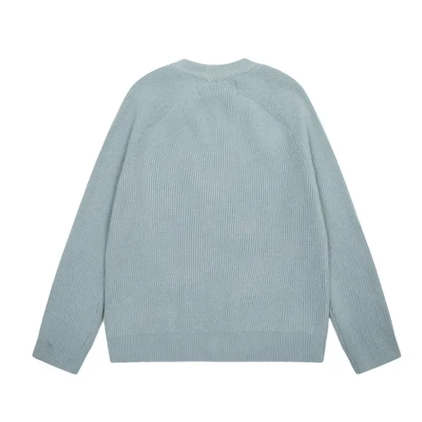 Calvin Klein CK Monogram Light Blue Knit Sweater - 10