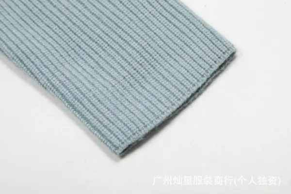 Calvin Klein CK Monogram Light Blue Knit Sweater - 11