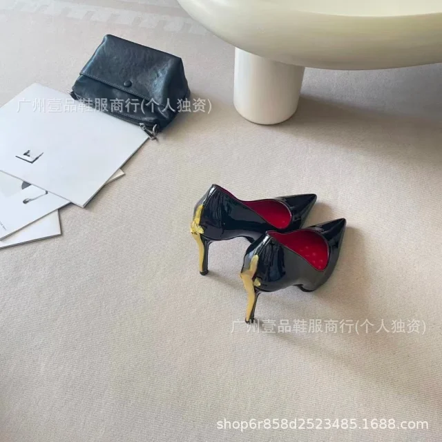 Unbranded High Heels Pointed-Toe Stiletto Pumps with Metal Sword Heel product detail image 8