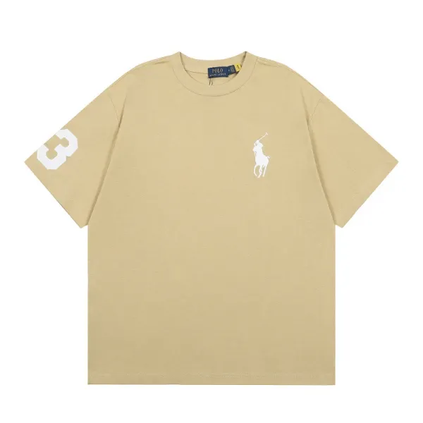 Polo Ralph Lauren Big Pony 3 Sleeve Graphic T-Shirt Gray - 24