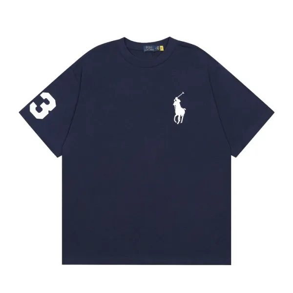 Polo Ralph Lauren Big Pony 3 Sleeve Graphic T-Shirt Gray - 19