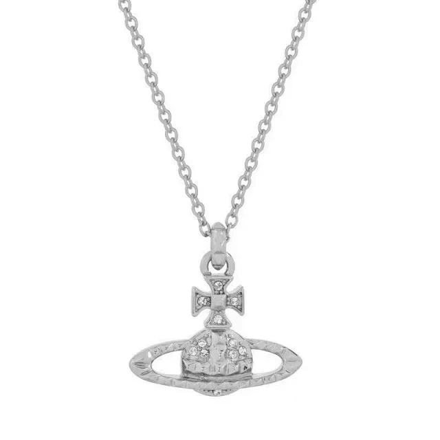 Vivienne Westwood Jewelry Orb and cross pendant necklace product detail image 7