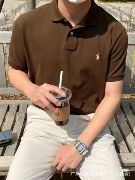 Polo Ralph Lauren Classic Fit Polo Brown - 10