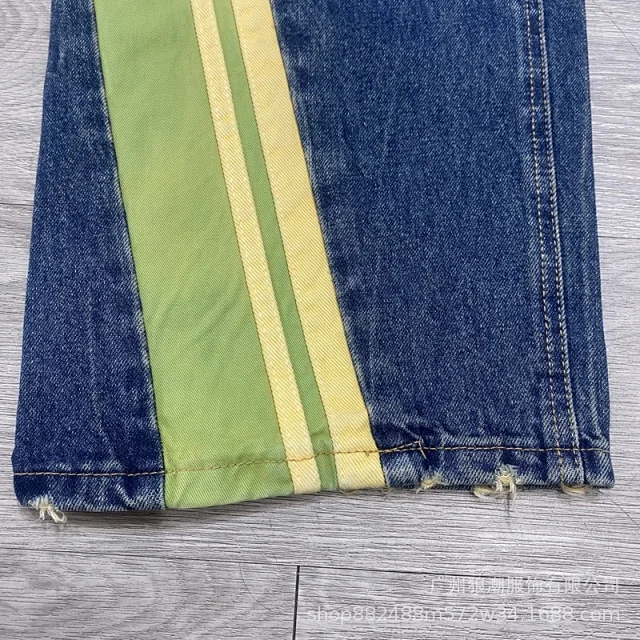 Unbranded Jeans Relaxed Straight-Leg Three-Stripe product detail image 23