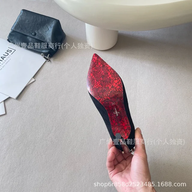 Unbranded High Heels Pointed-Toe Stiletto Pumps with Metal Sword Heel product detail image 15