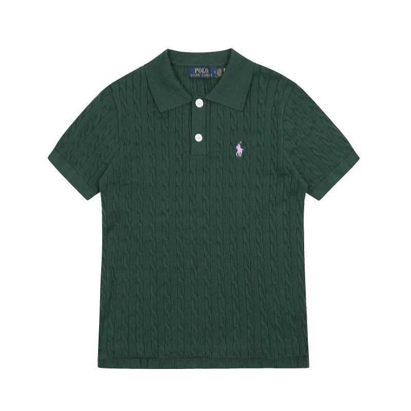 Polo Ralph Lauren Cable Knit Polo Purple - 31