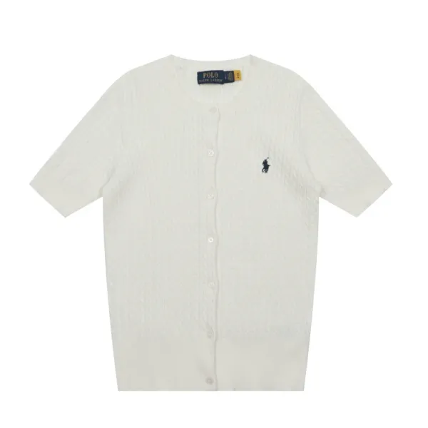 Polo Ralph Lauren Ribbed Short-Sleeve Cardigan Black - 19