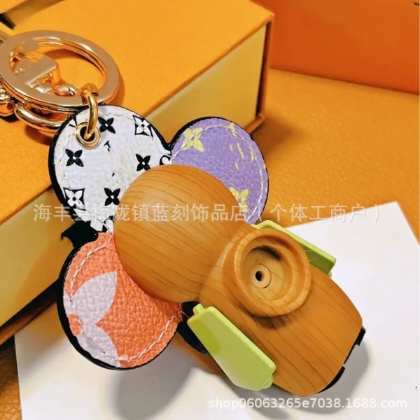 Louis Vuitton Monogram Sakura Flower Charm Keychain Multicolor - 5