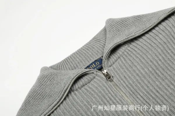 Polo Ralph Lauren Ribbed Zip-Up Sweater Navy - 16
