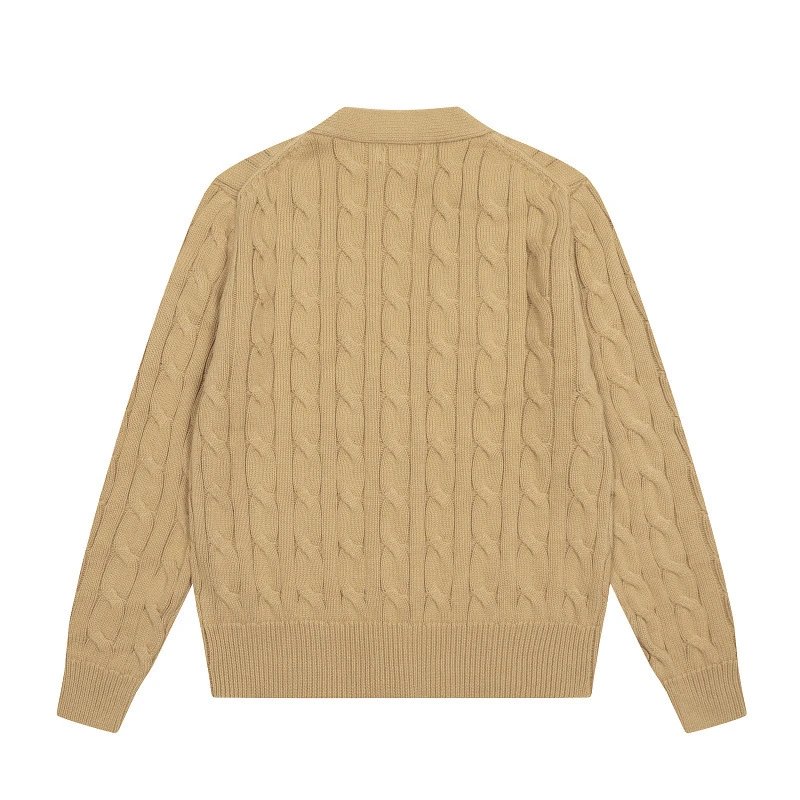 Ralph Lauren Cable Knit Cardigan Beige Sweater - 24