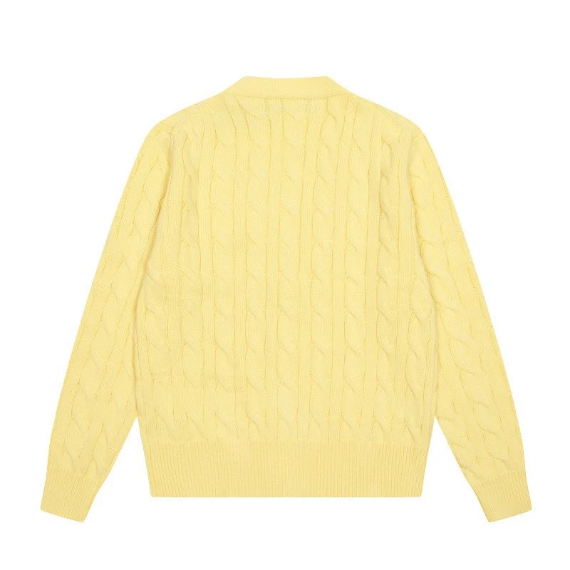 Ralph Lauren Cable Knit Cardigan Beige Sweater - 27