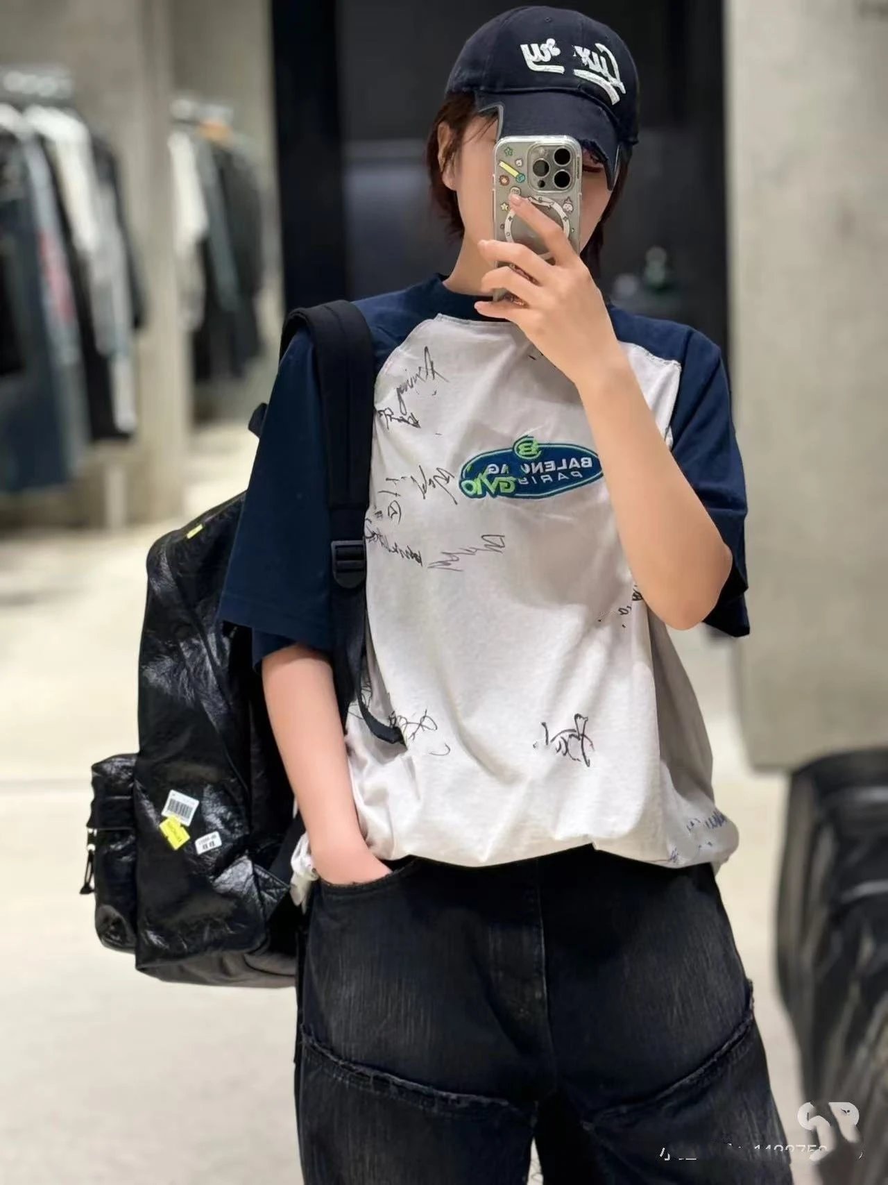 Balenciaga x GVO Raglan T-Shirt Neon Yellow - 5