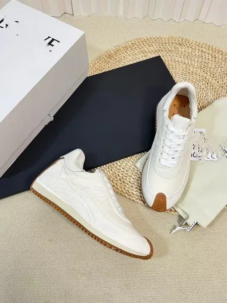Loewe Puzzle Runner Beige Brown Suede Sneakers - 16