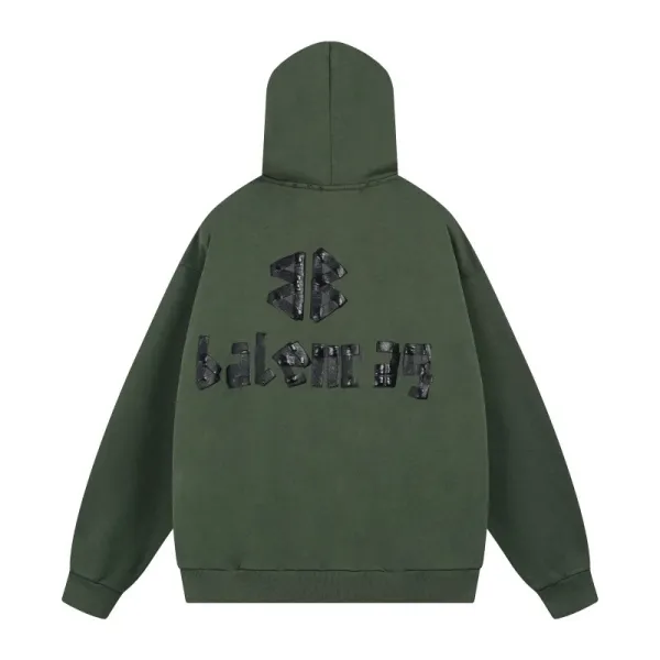 Balenciaga BALENCIAGA AC Distressed Gray Hoodie - 27