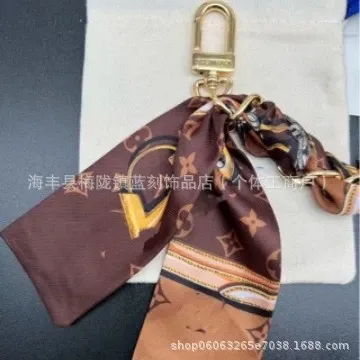 Silk Scarf Keychain Multicolor Accessories - 5