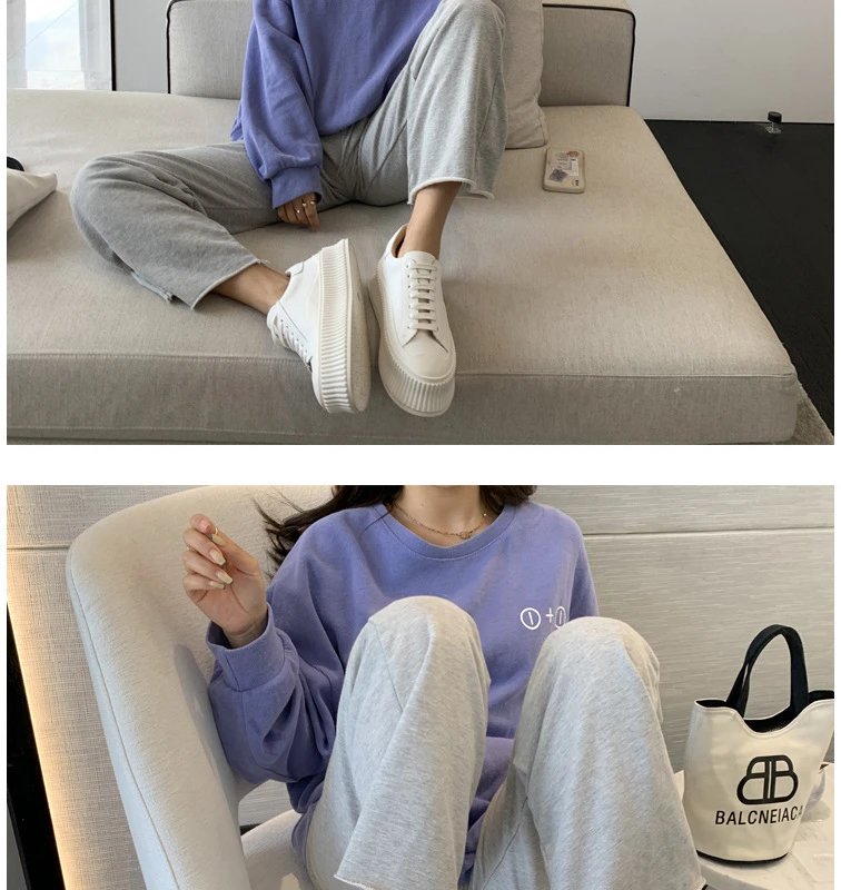 White Chunky Platform Sneakers - 46
