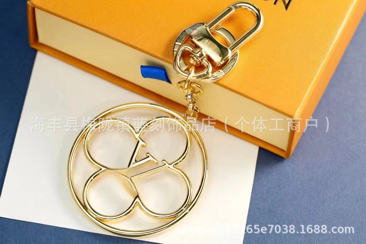 Louis Vuitton Monogram Lock & Key Charm Set Gold Pink Accessories - 6