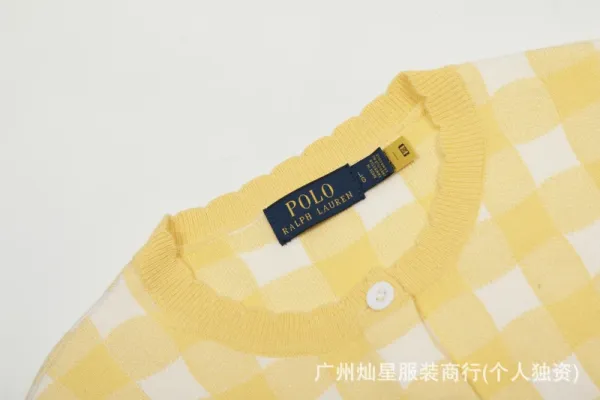 Ralph Lauren Striped Navy and White Cardigan - 13