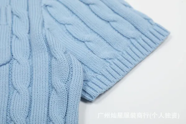 Polo Ralph Lauren Cable Knit Short-Sleeve Sweater Cream - 16