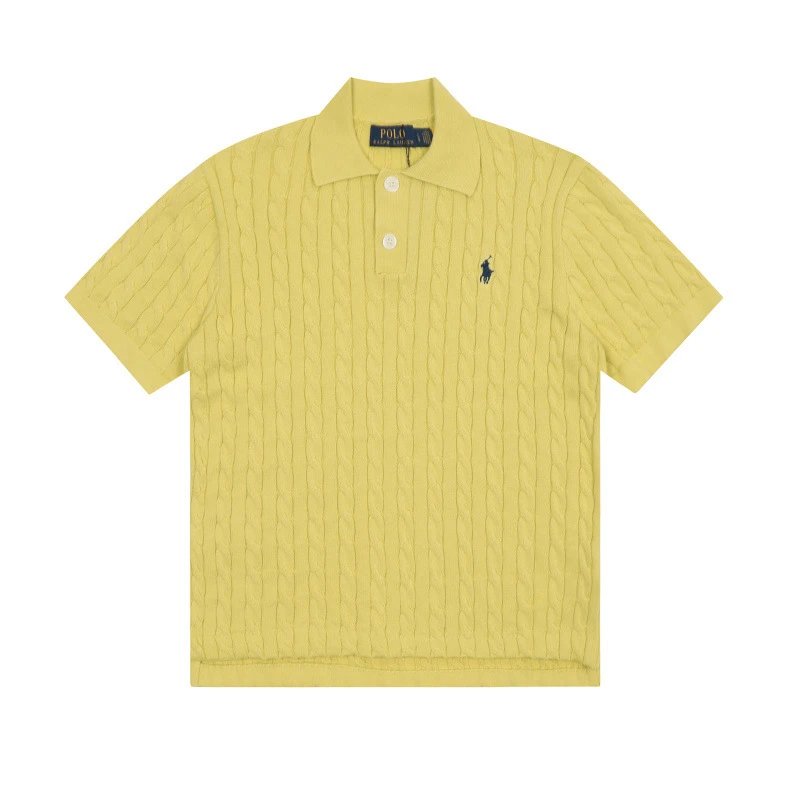 Polo Ralph Lauren Cable Knit Polo Purple - 33