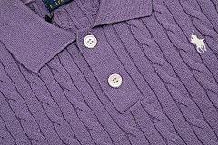 Polo Ralph Lauren Cable Knit Polo Purple - 29
