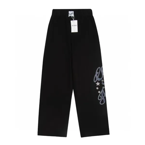 Gallery Dept. Embroidered Script Sweatpants Black - 9