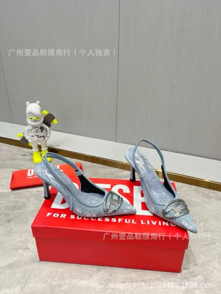 Philipp Plein x Unknown Model Silver Metallic Snake-Print Slingback Stilettos - 13