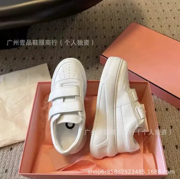 Stella McCartney Elyse Velcro White Chunky Sneakers - 11